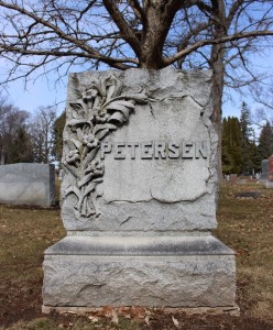 Petersen Monument, Section 3. Photo by Marisa Gomez.