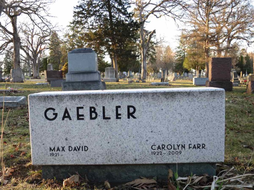 Max David & Carolyn Farr Gaebler