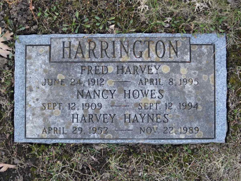 Fred Harvey, Nancy, & Harvey Haynes Harrington