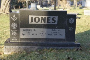 Wilbur R. & Ada A. Kemnitz Jones