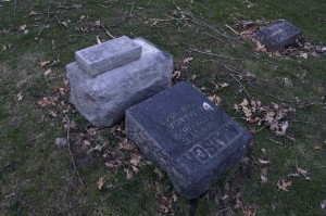 Henry Maisch, Fallen Gravestone