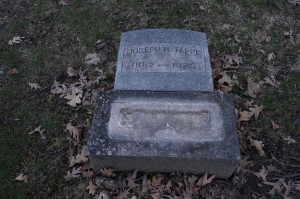 Joseph H. Tappe, Fallen Gravestone