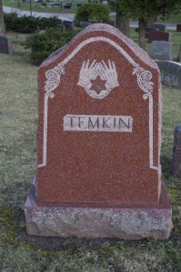 Temkin Grave with Star of David