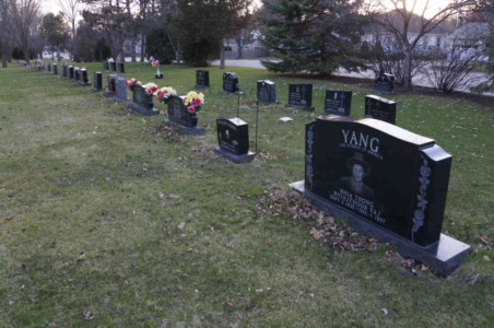 Hmong cemetery. Photo by William Cronon