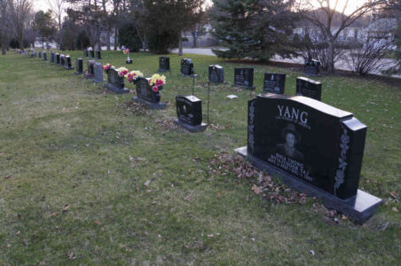 Hmong cemetery. Photo by William Cronon