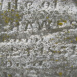 4th Stage: faded inscription. Photo by CS Thomson.