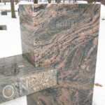 Metamorphic: Colored bands, gneiss. Photo by CS Thomson.