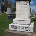 Metamorphic: Foreground, white uniform crystallization; Background, black and grey granite, marble.