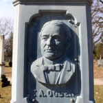 Detail of rusticated base, Ogden Memorial. Photo by Marisa Gomez.